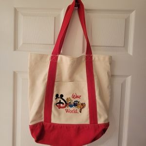 Disney canvas tote bag